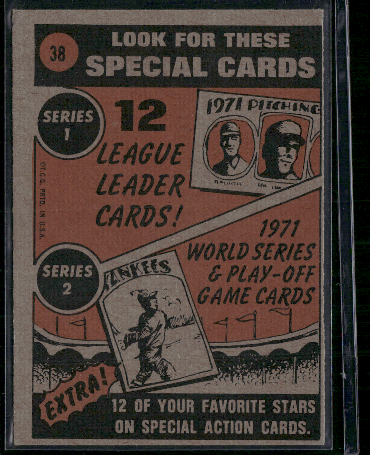 1972 Topps CARL YASTRZEMSKI #38 In Action