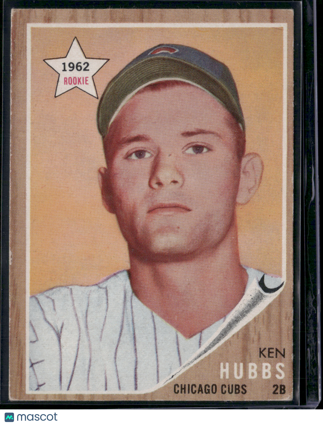 1962 Topps KEN HUBBS #461 Rookie RC