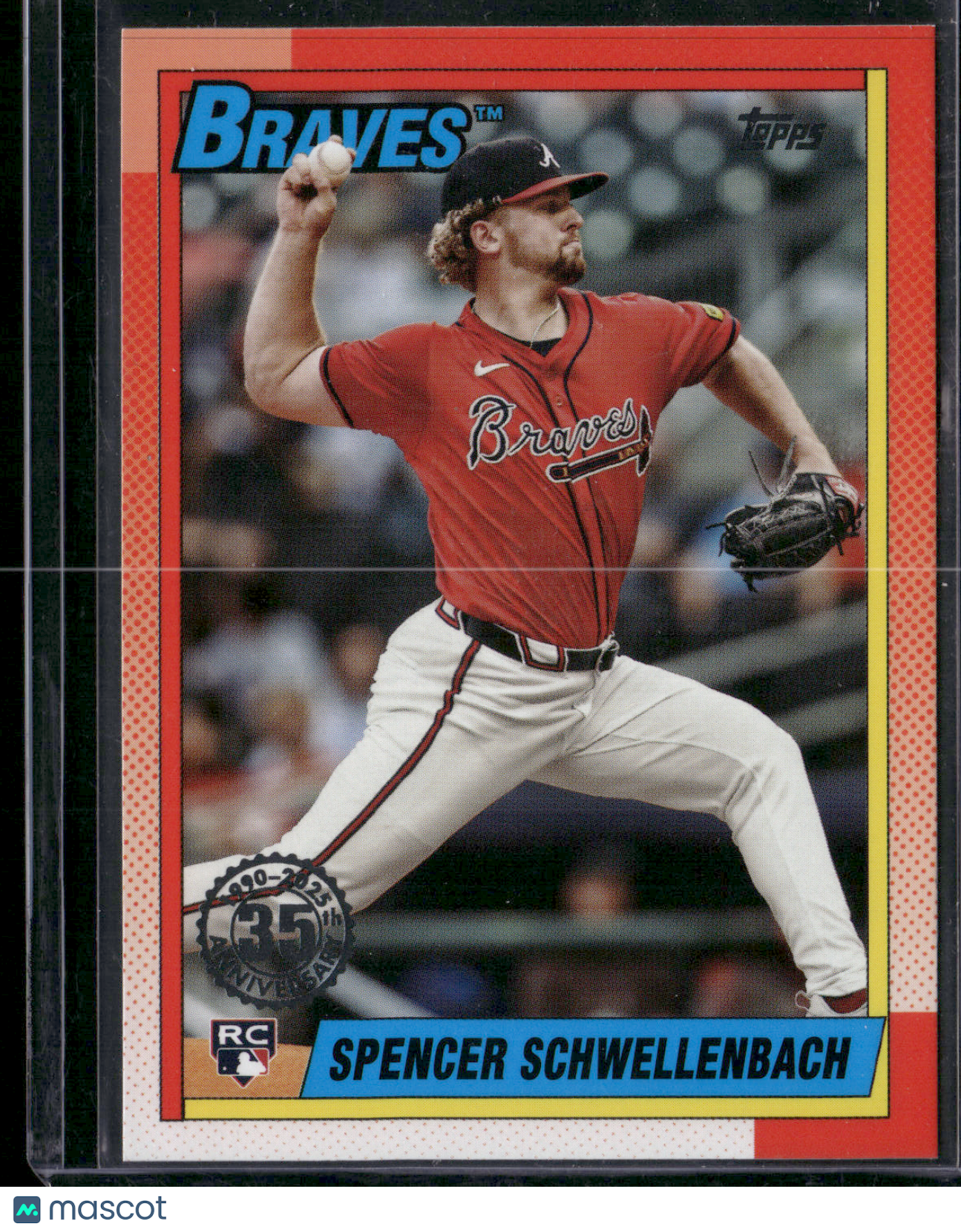2025 Topps Series 1 SPENCER SCHWELLENBACH #T90-34 1990 Rookie Card