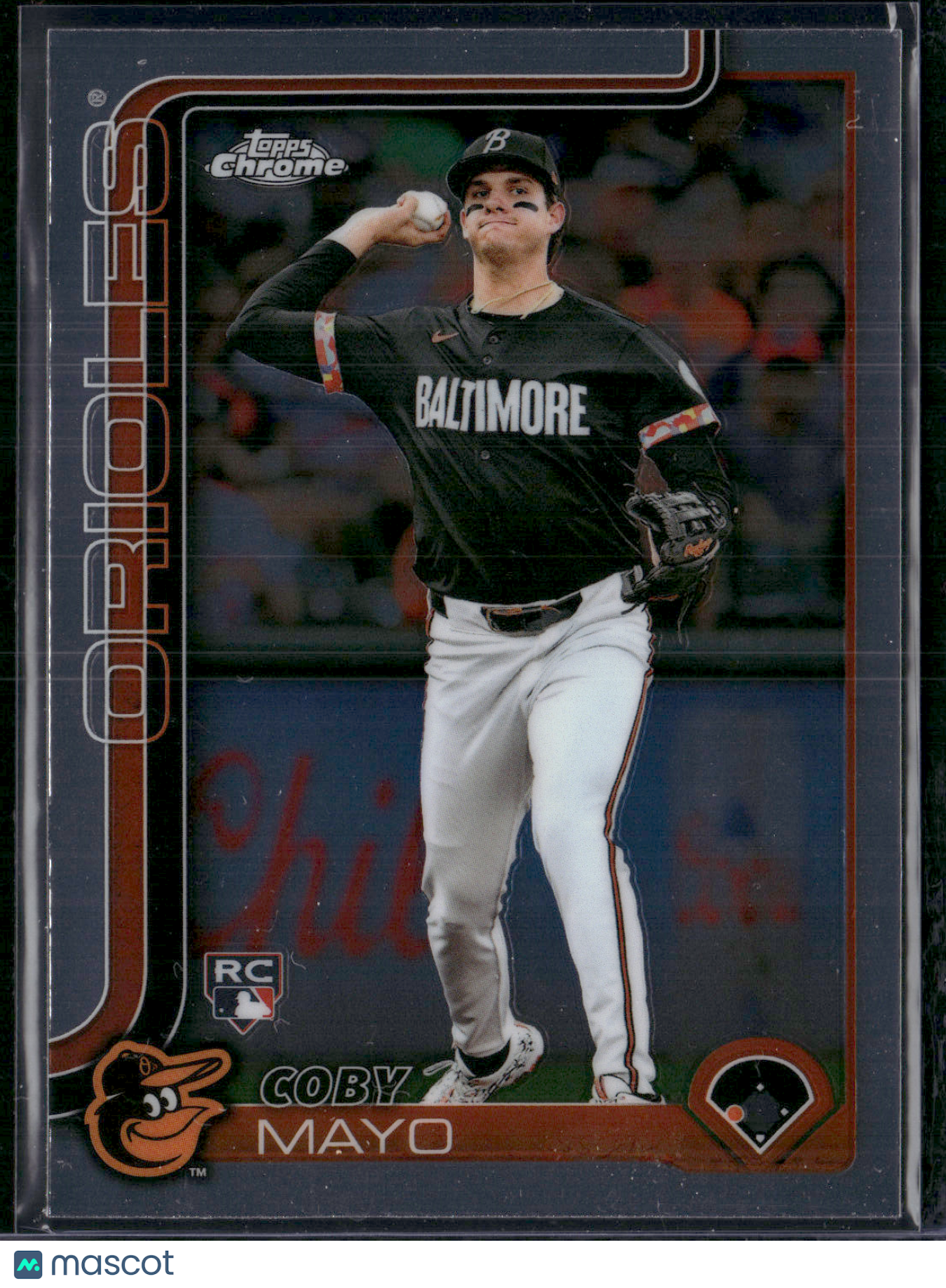 2025 Topps Chrome COBY MAYO #120 Rookie RC