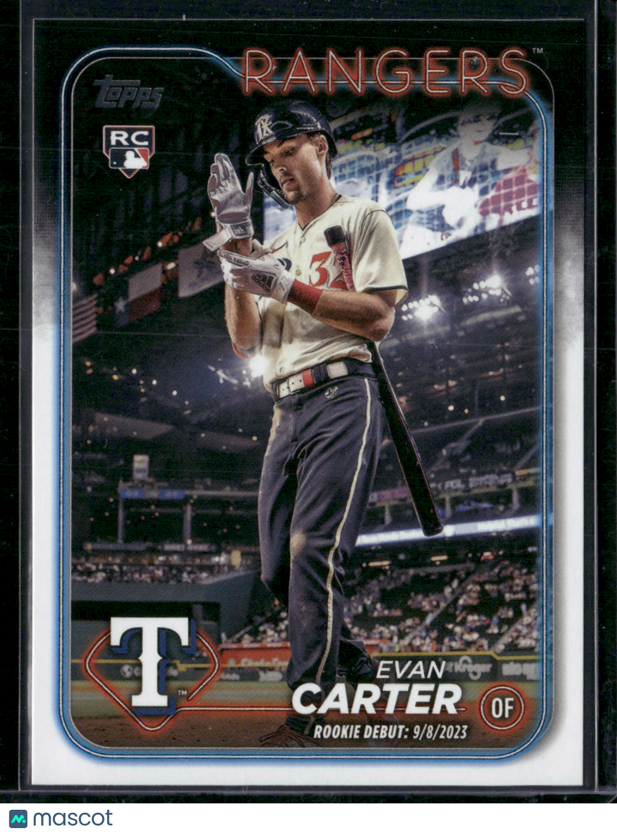 2024 Topps Update EVAN CARTER RC #US58 Rookie Debut