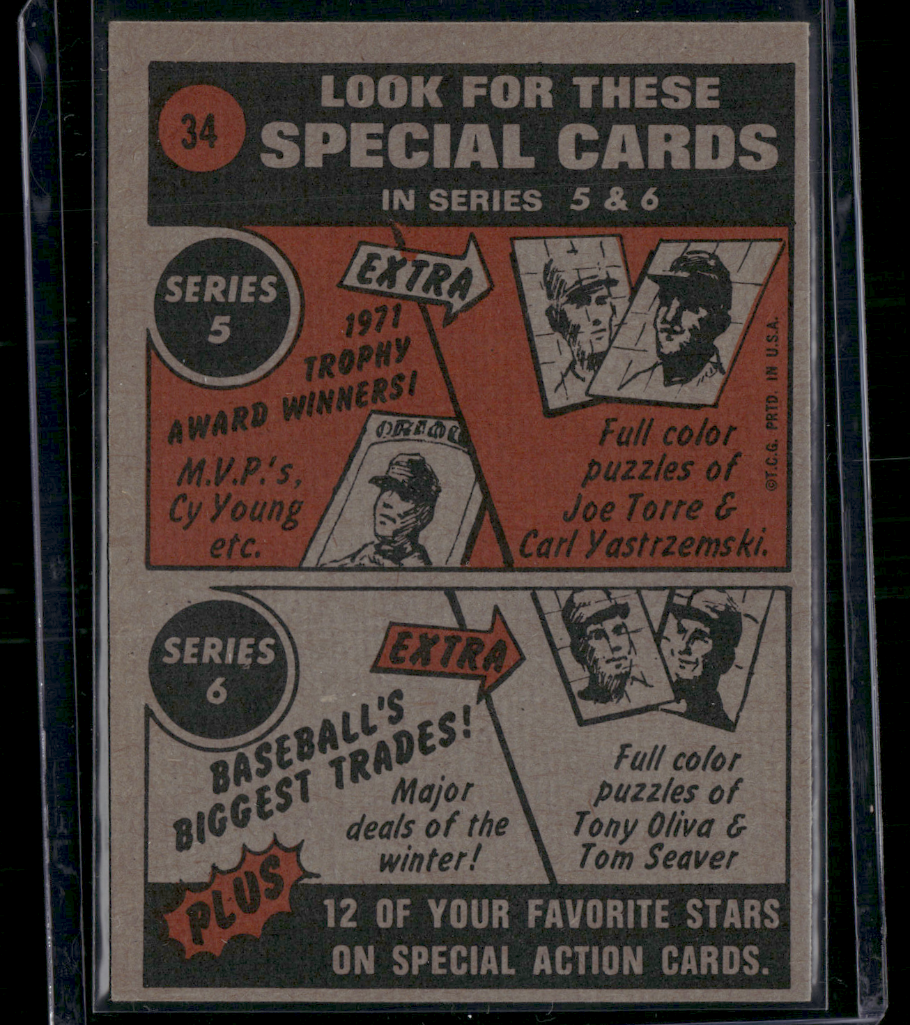 1972 Topps BILLY MARTIN #34 In Action
