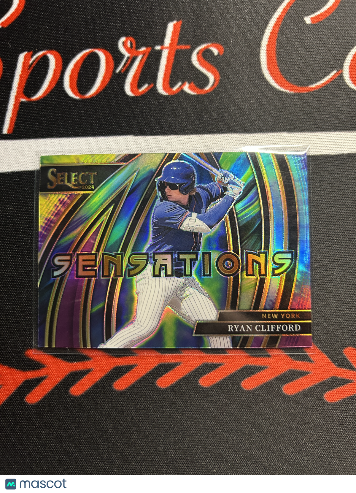 2024 Select Baseball RYAN CLIFFORD #21 Gold Mojo Prizm 7/25 Sensations