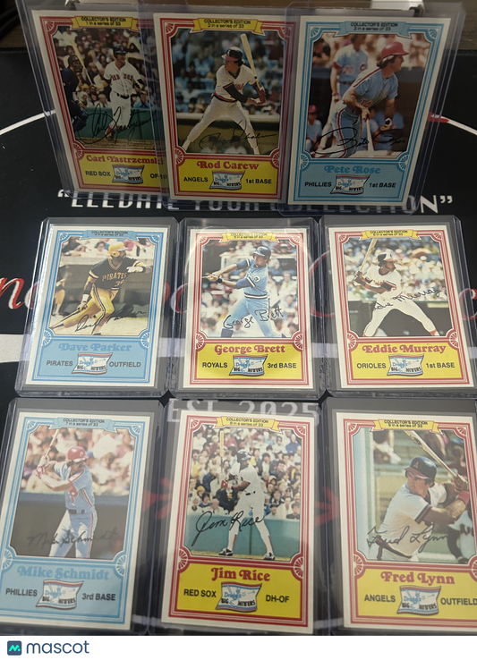 1981 Big Hitters COMPLETE SET 33/33 Cards (EX-NM)