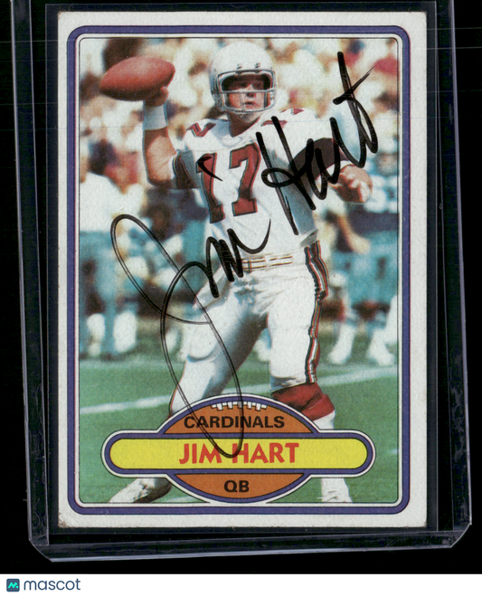 1980 Topps JIM HART #253 Autographed Auto not authenticated (VG)