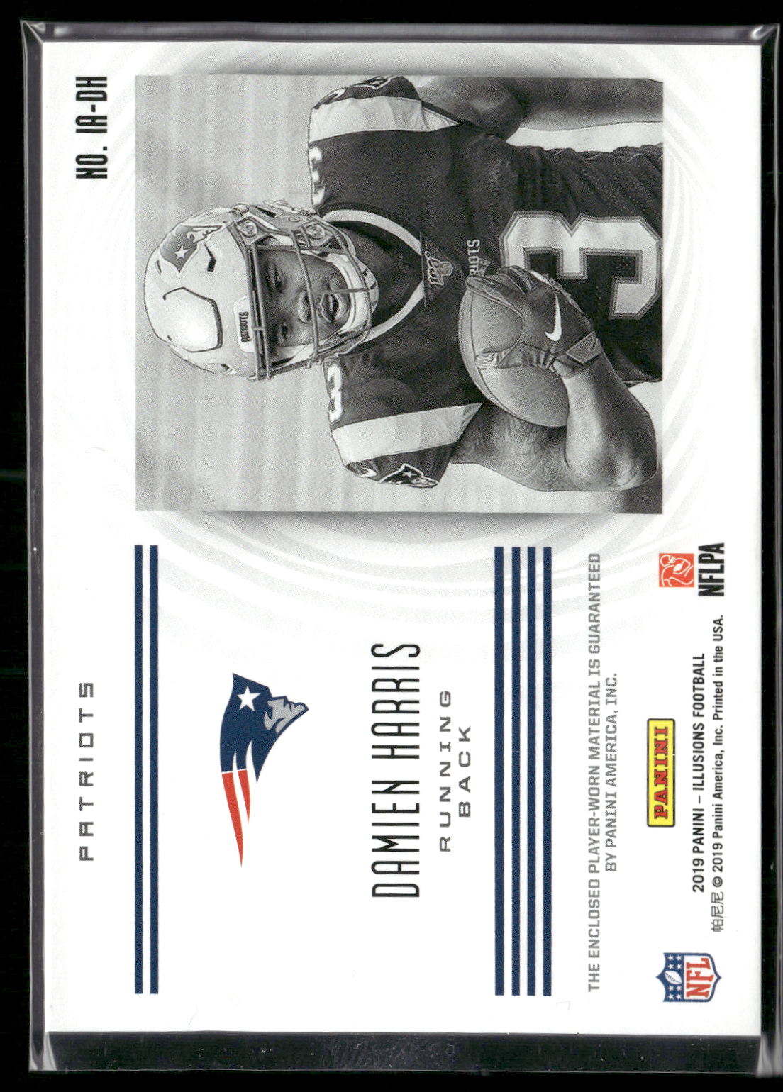 2019 Illusions DAMIEN HARRIS #IA-DH Instant Impact Patch