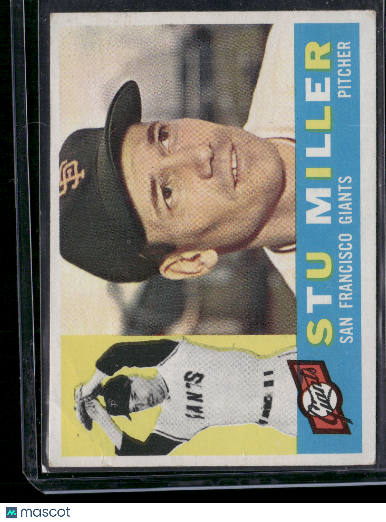 1960 Topps STU MILLER #378 Crease (Good)