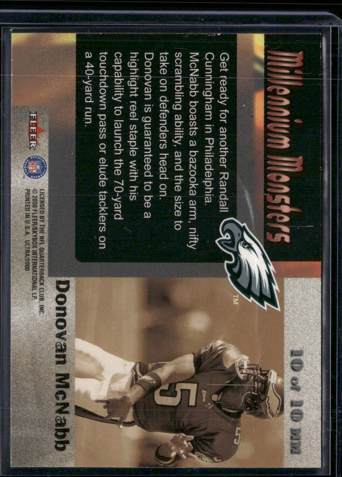 2000 Ultra DONOVAN MCNABB #MM10 Millennium Monsters (NM)