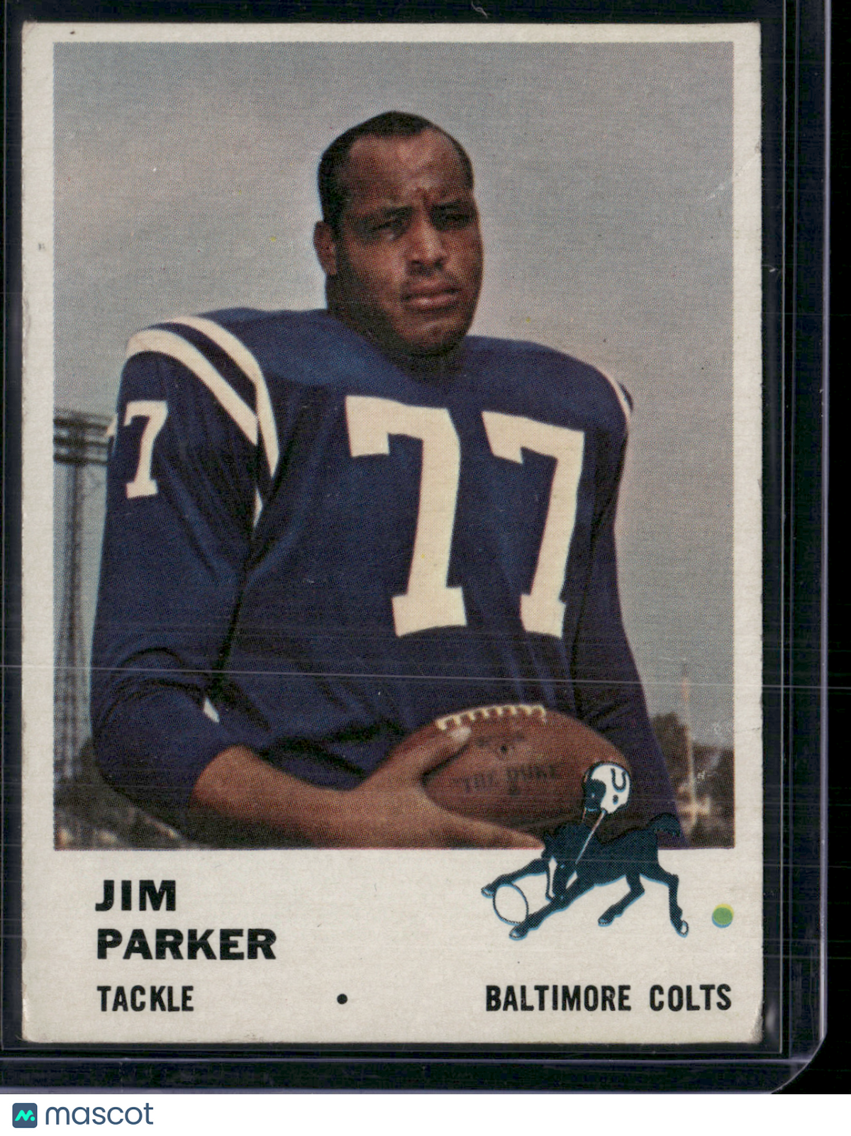1961 Fleer JIM PARKER #35 (VG/EX-EX)