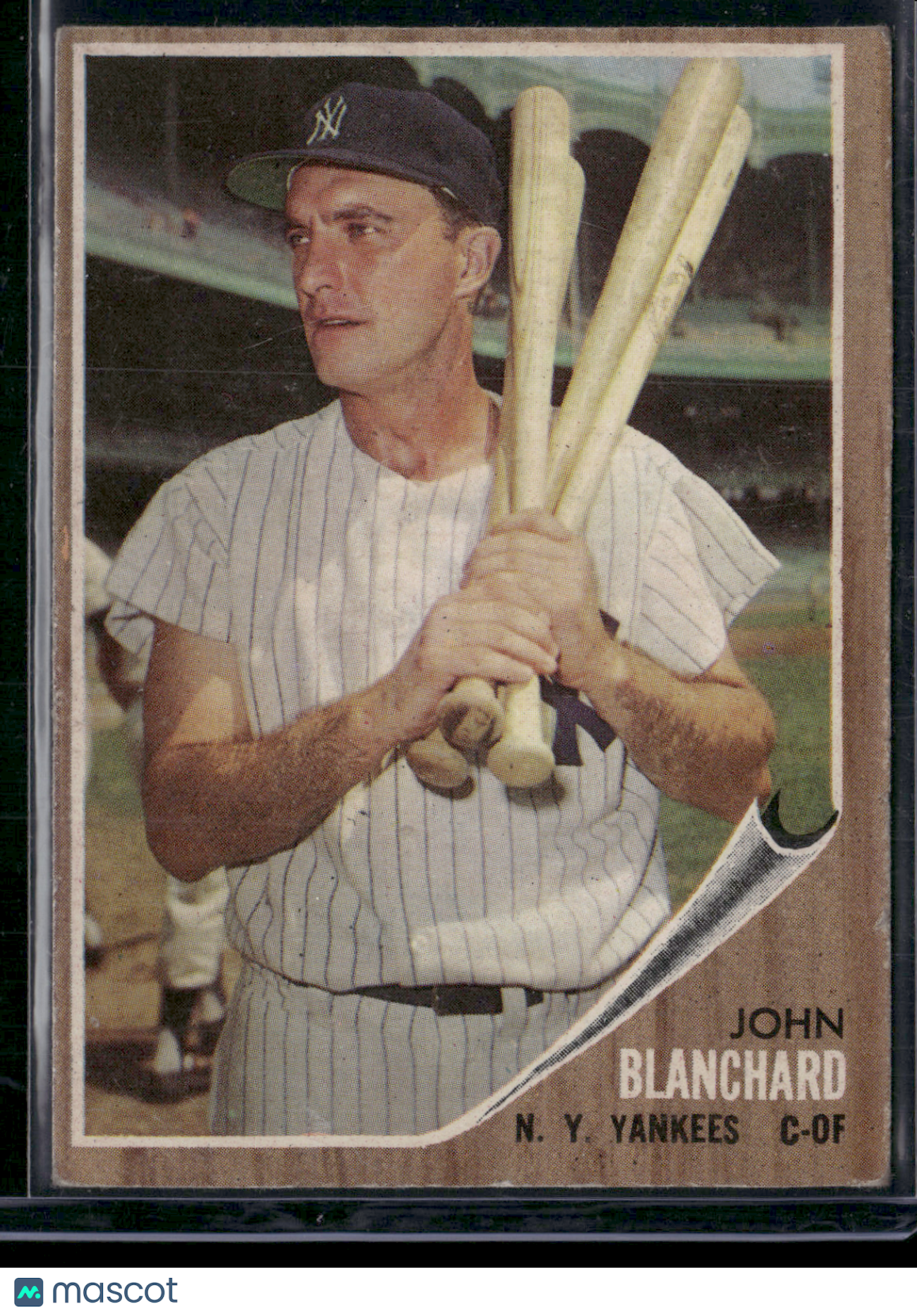1962 Topps JOHN BLANCHARD #93