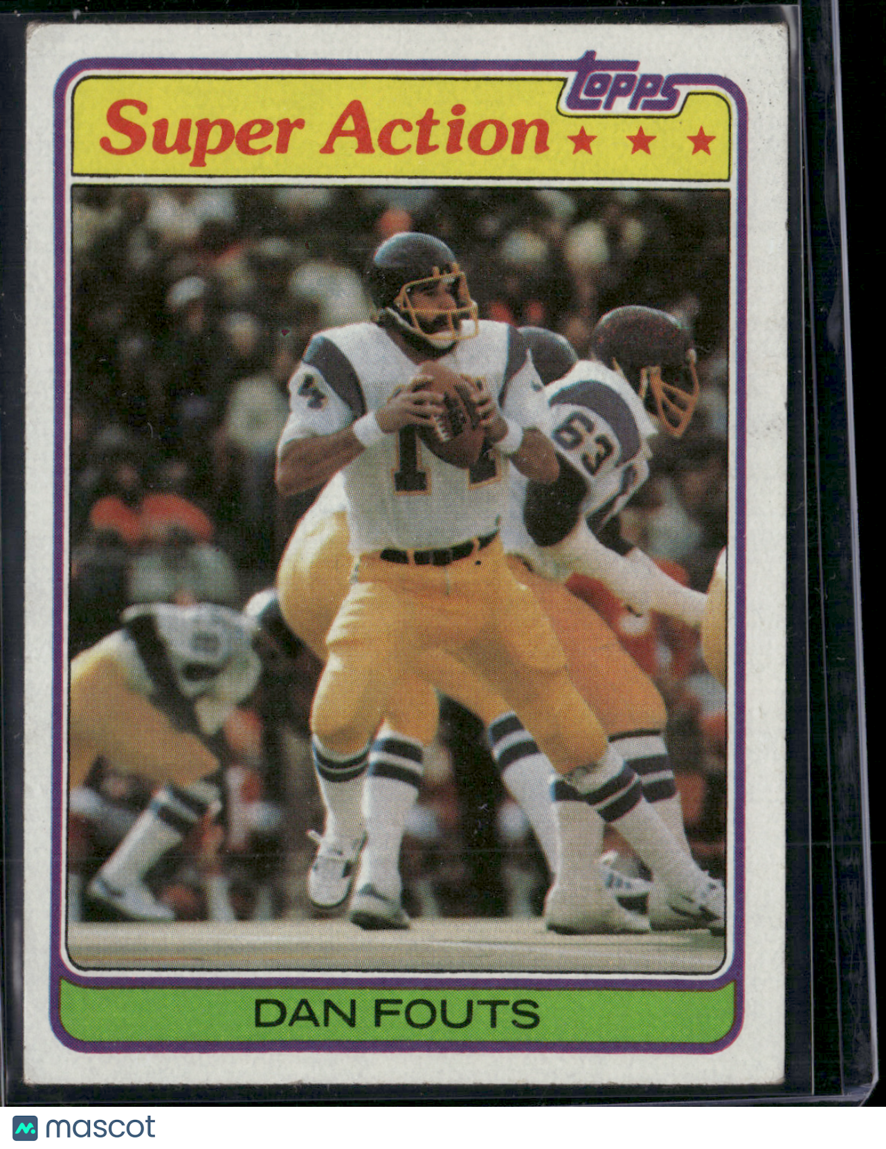 1981 Topps DAN FOUTS #153 Super Action (VG/EX)
