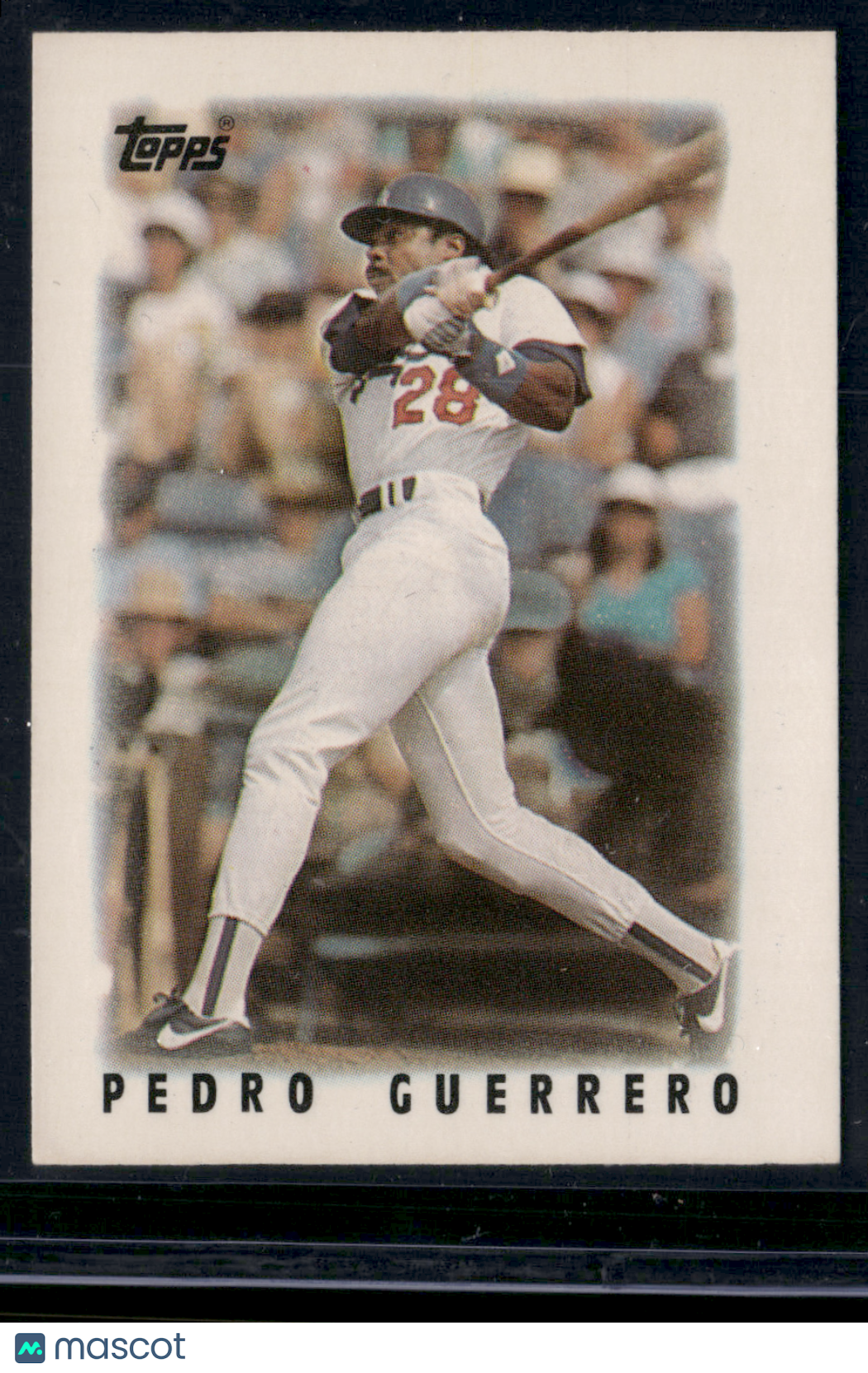1986 Mini PEDRO GUERRERO #44 (VG/EX-EX)
