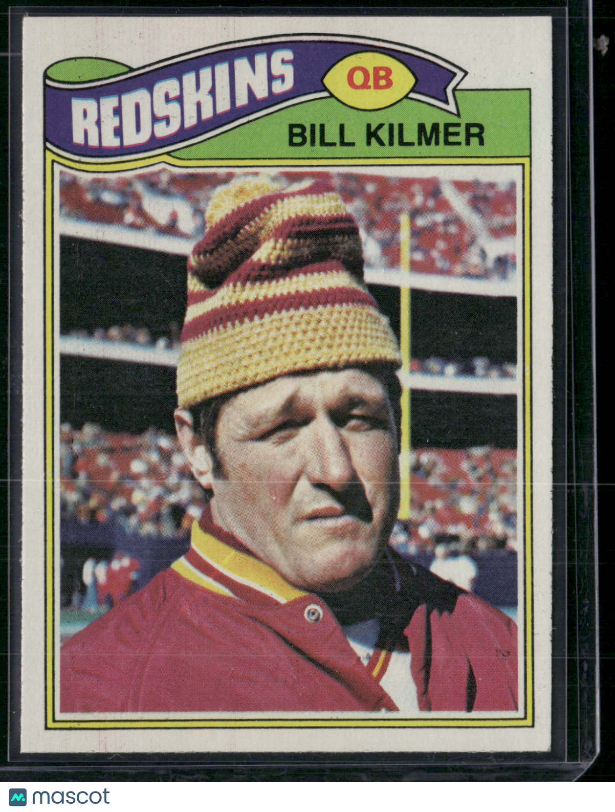 1977 Topps BILL KILMER #495 Print Snow (EX)