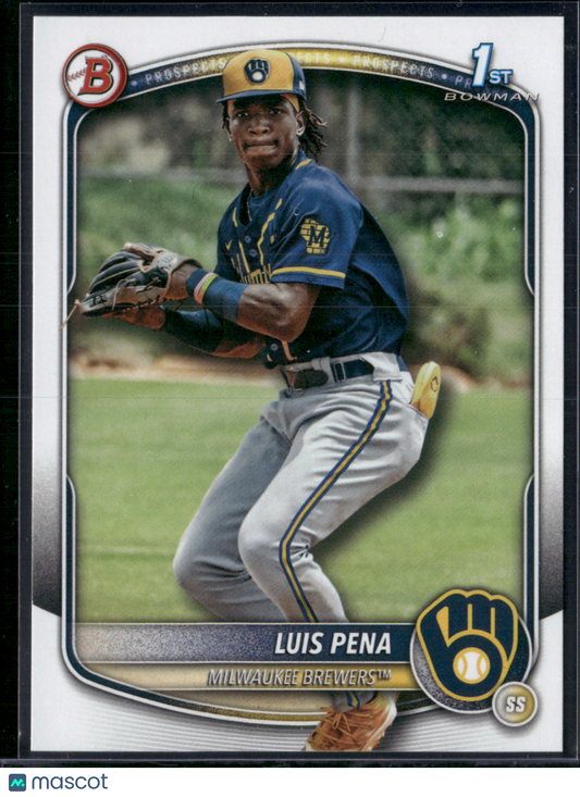 2025 Bowman LUIS PENA #BP-38 1st Bowman
