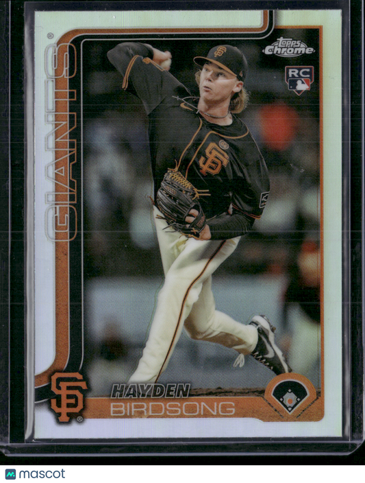 2025 Topps Chrome HAYDEN BIRDSONG #138 Rainbow Refractor Rookie RC