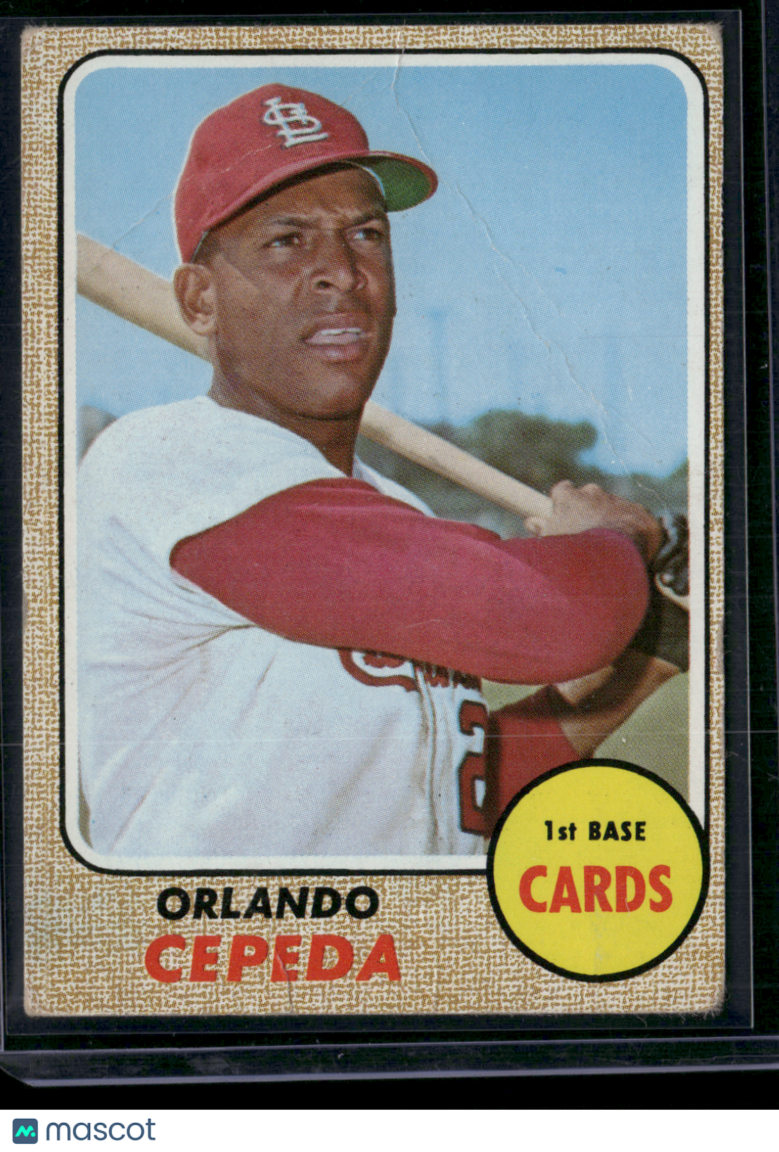 1968 Topps ORLANDO CEPEDA #200 Creases (VG)