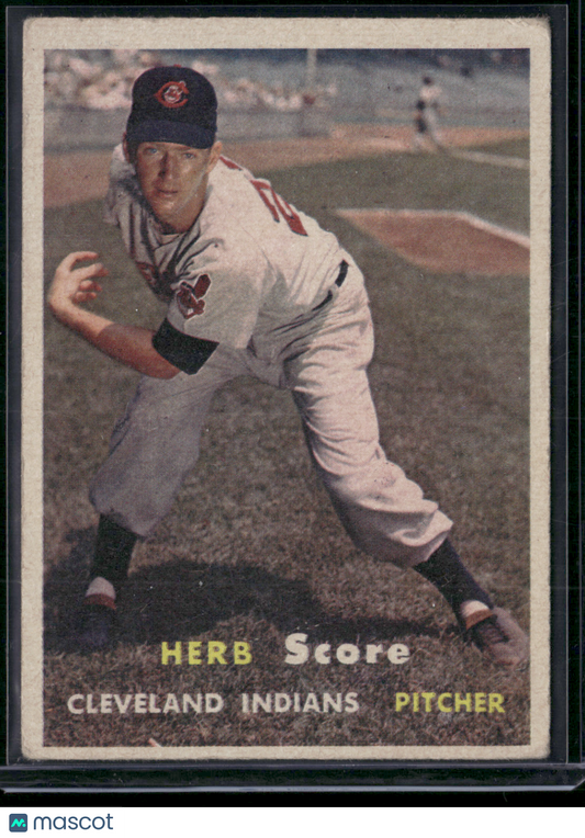 1957 Topps HERB SCORE #50 Light Wrinkles (VG)
