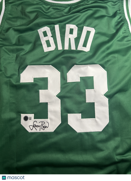 LARRY BIRD Autographed Boston Celtics Jersey-CUSTOM Jersey-Beckett Witnessed
