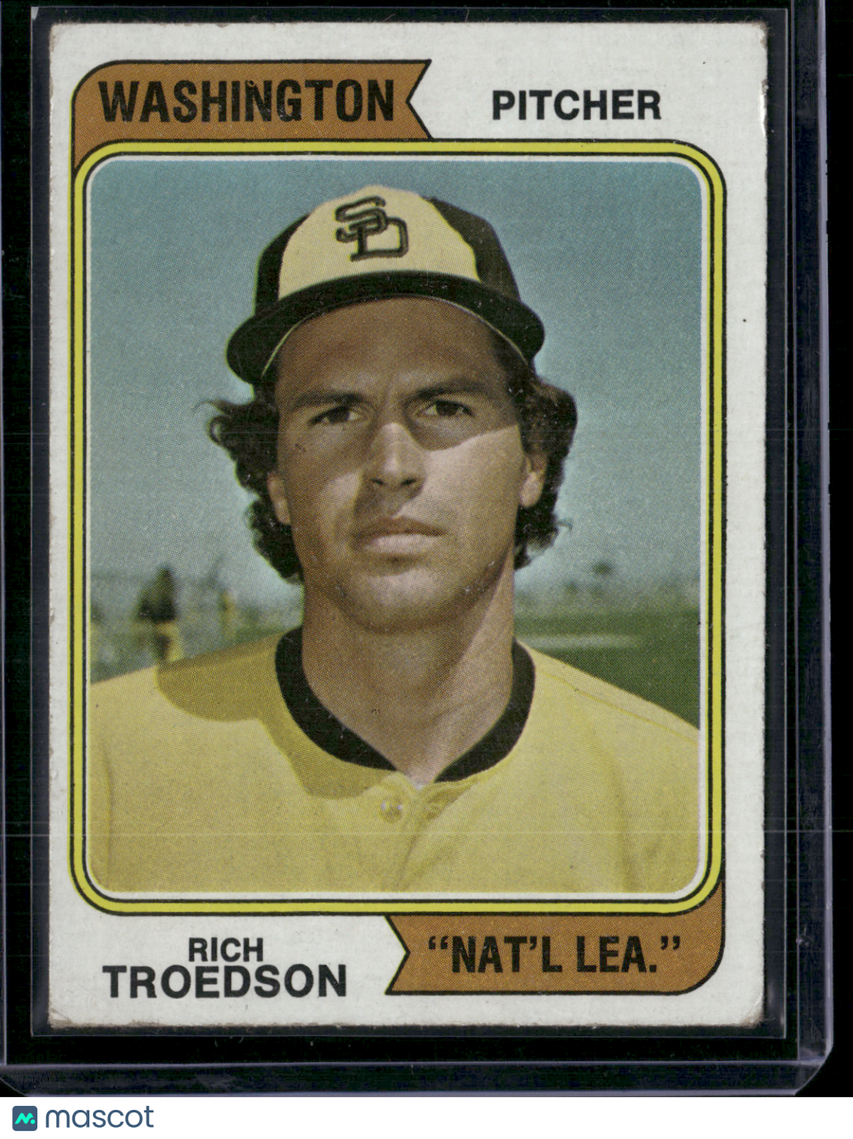 1974 Topps RICH TROEDSON #77 Washington Variation (VG/EX)