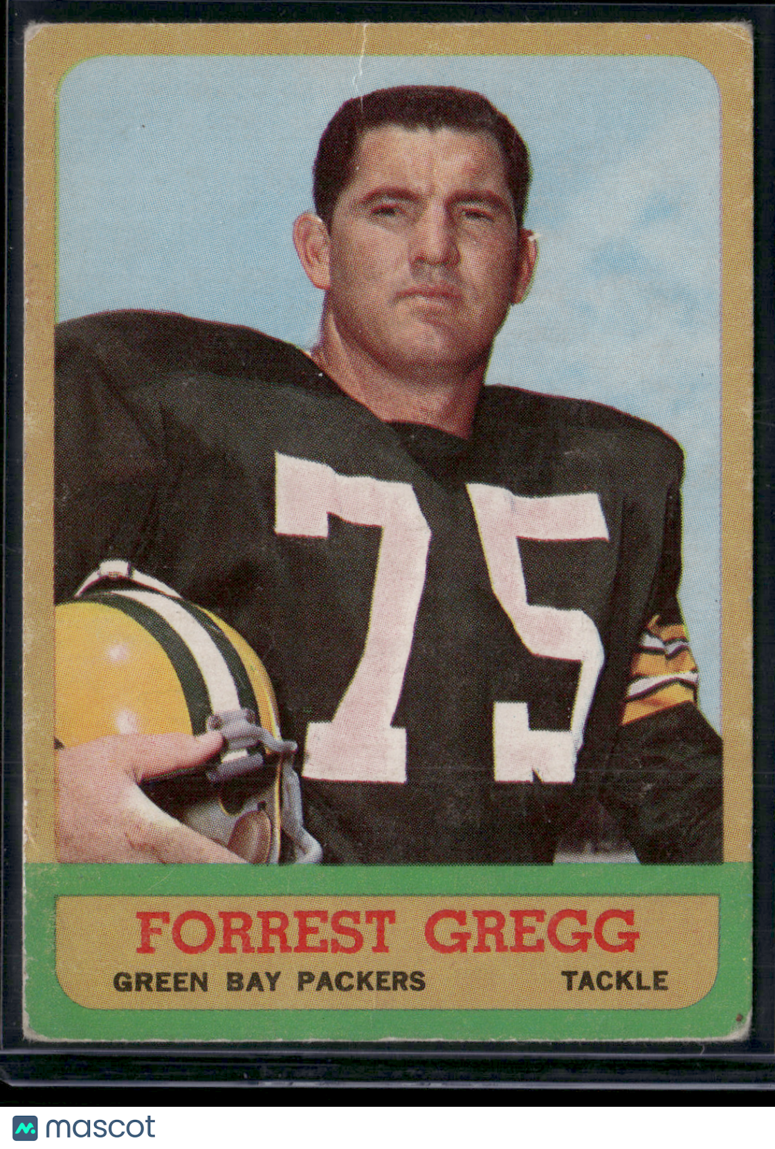 1963 Topps FORREST GREGG #89 Crease Wrinkles (Good-VG)