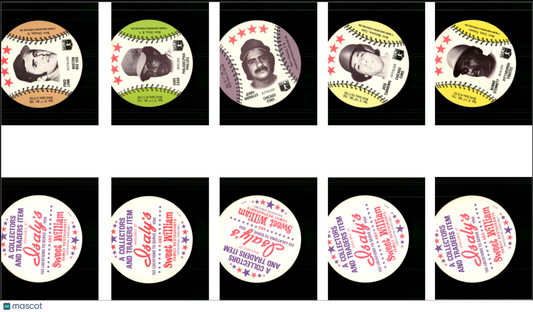 1976 Dics 10 ~ DISCLOT Fred Lynn/Larry Bowa (EX)