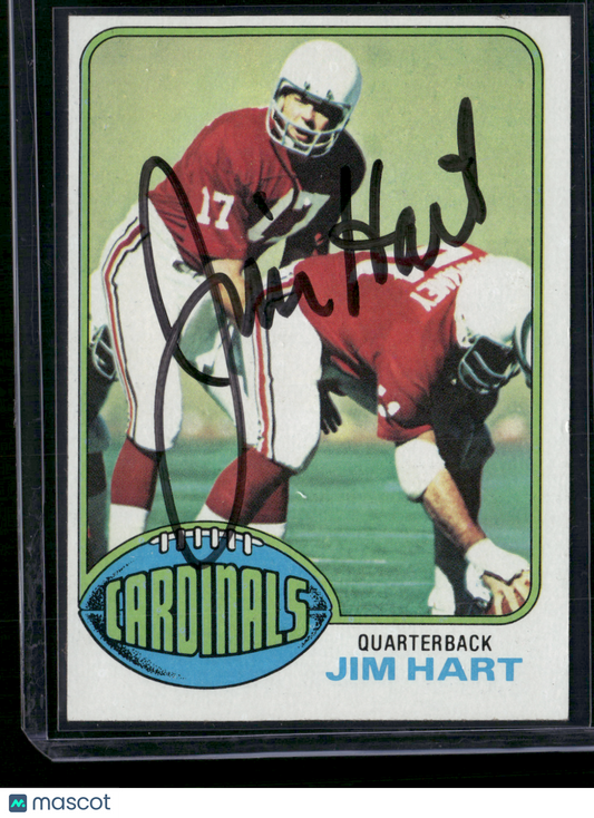 1976 Topps JIM HART #266 Autographed Auto not authenticated (EX)