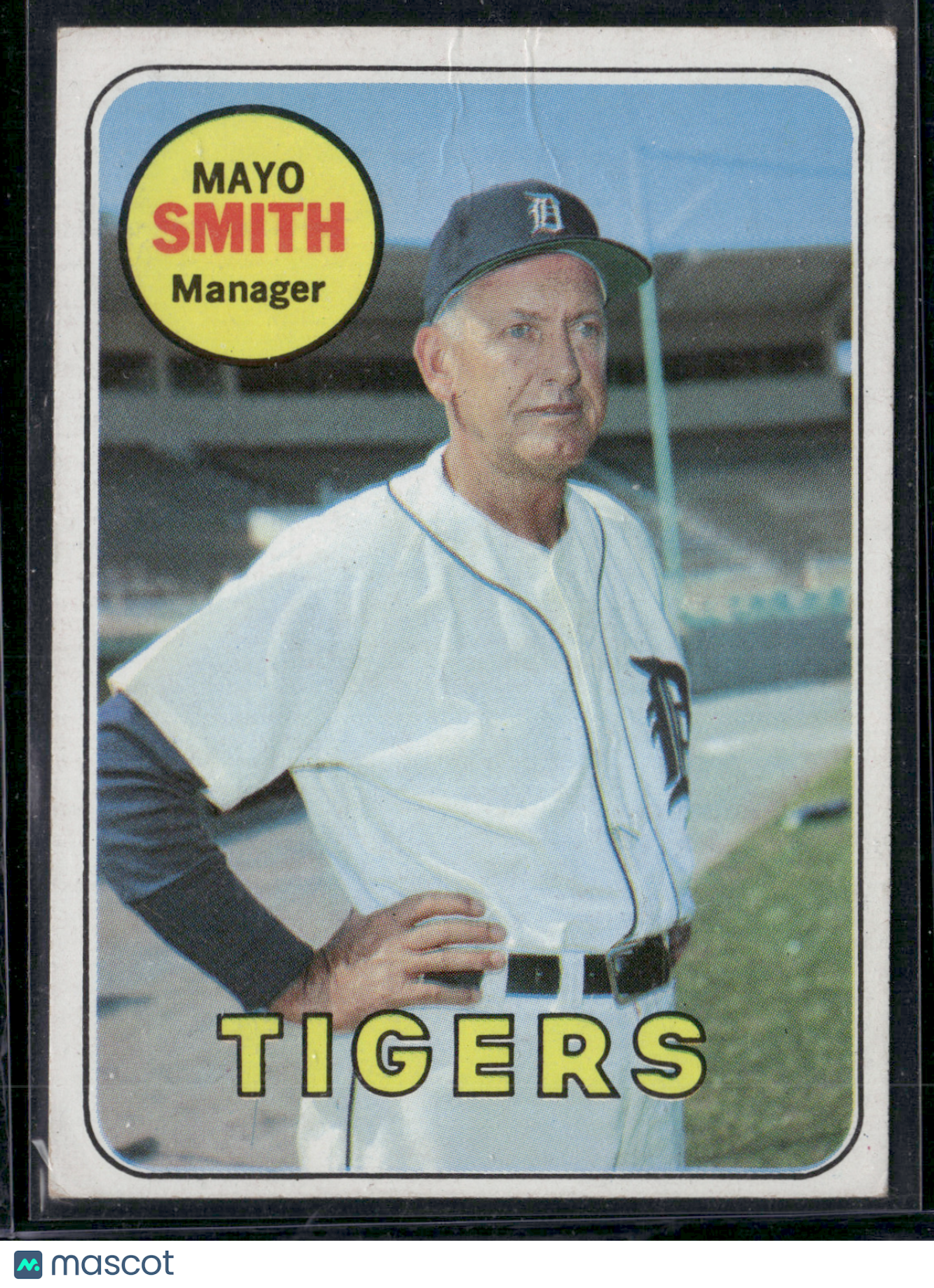 1969 Topps MAYO SMITH #40 Wrinkling (Good)