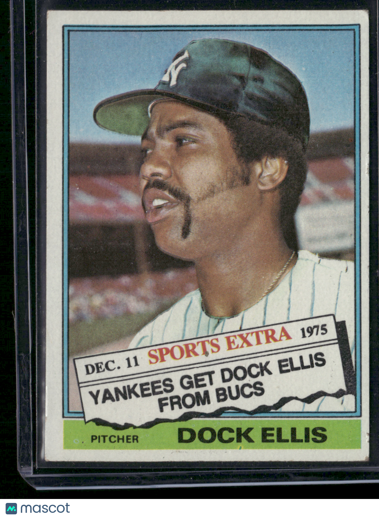 1976 Topps DOCK ELLIS #528T Traded Light Wrinkle (VG)