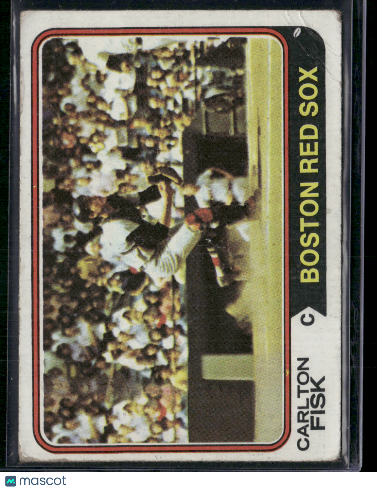 1974 Topps CARLTON FISK #105 Wrinkles (Good-VG)