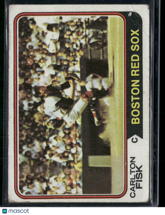 1974 Topps CARLTON FISK #105 Wrinkles (Good-VG)