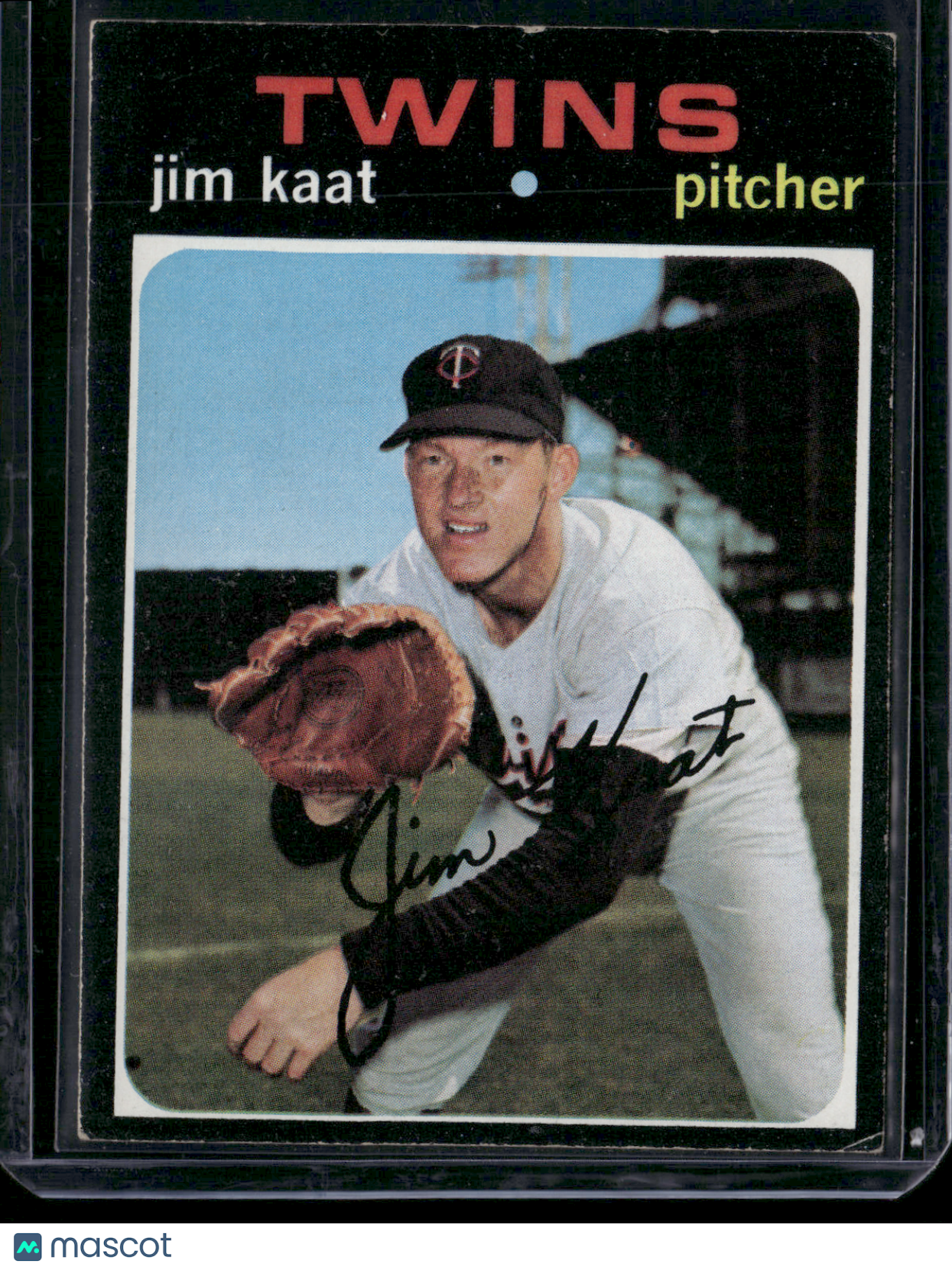1971 Topps JIM KAAT #245 Edge Chipping (Good)