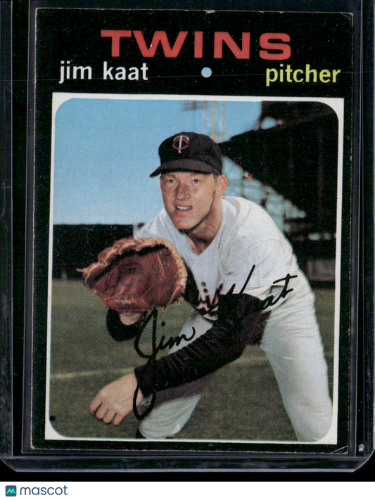 1971 Topps JIM KAAT #245 Edge Chipping (Good)