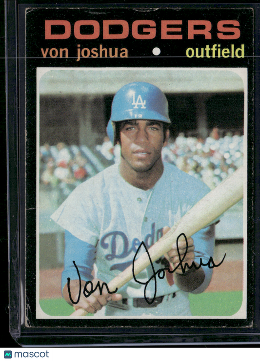 1971 Topps VON JOSHUA #57 (Good - Wrinkles, Surface Dent)