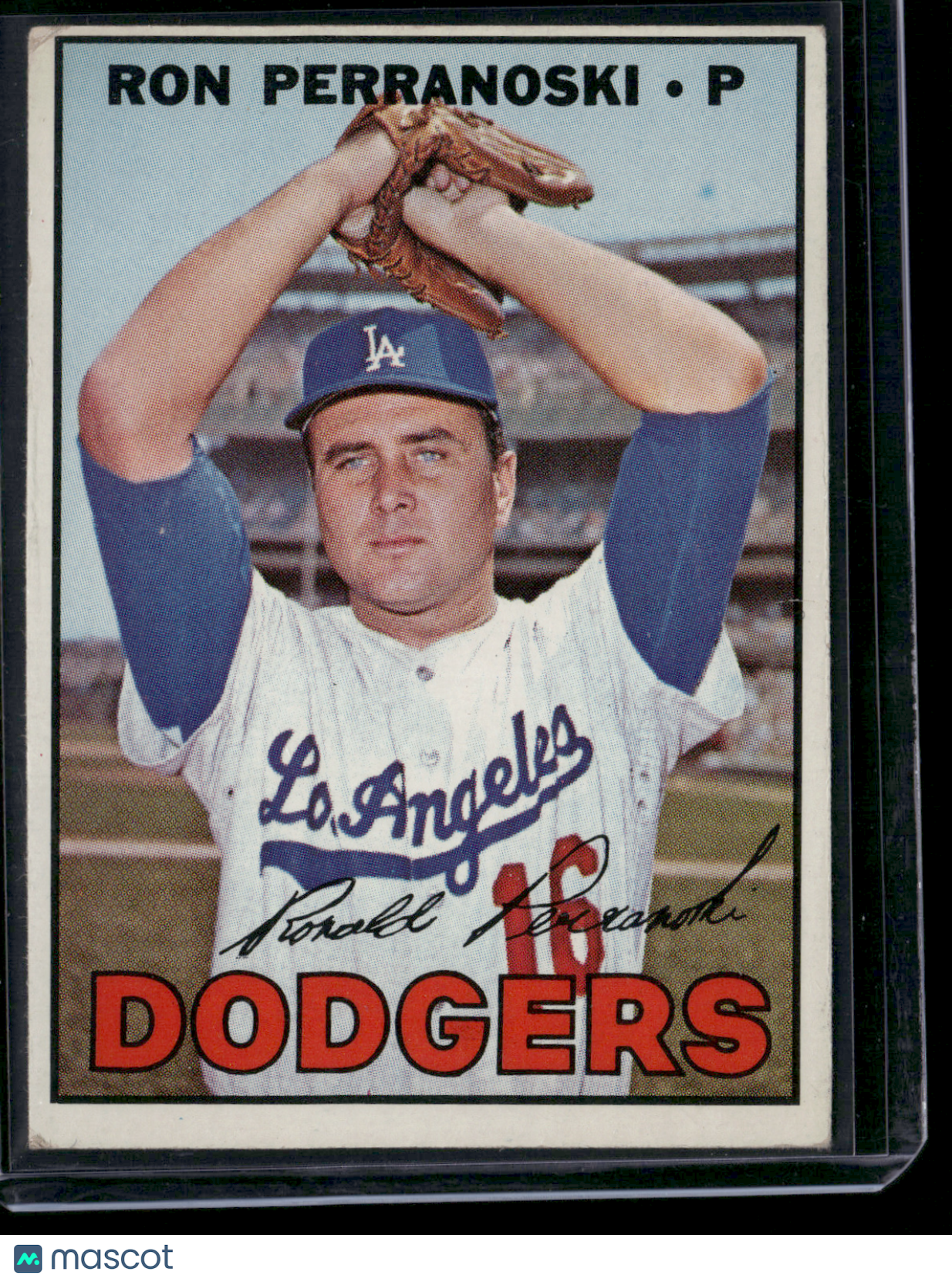 1967 Topps RON PERRANOSKI #197 (VG- Light Wrinkles)