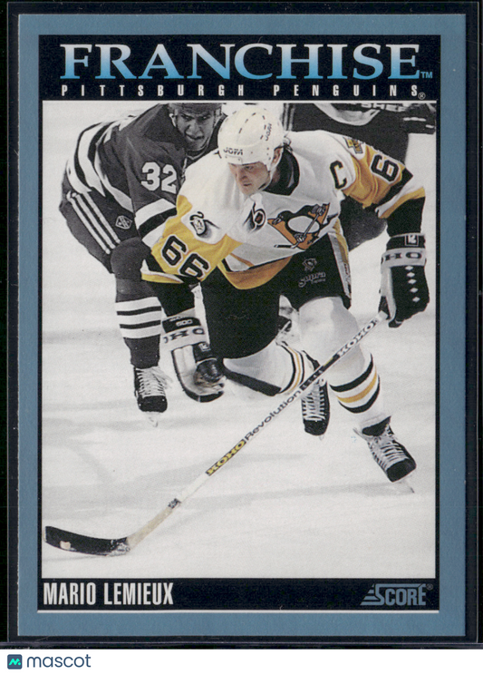 1992 Score MARIO LEMIEUX #433 The Franchise (EX/MT)