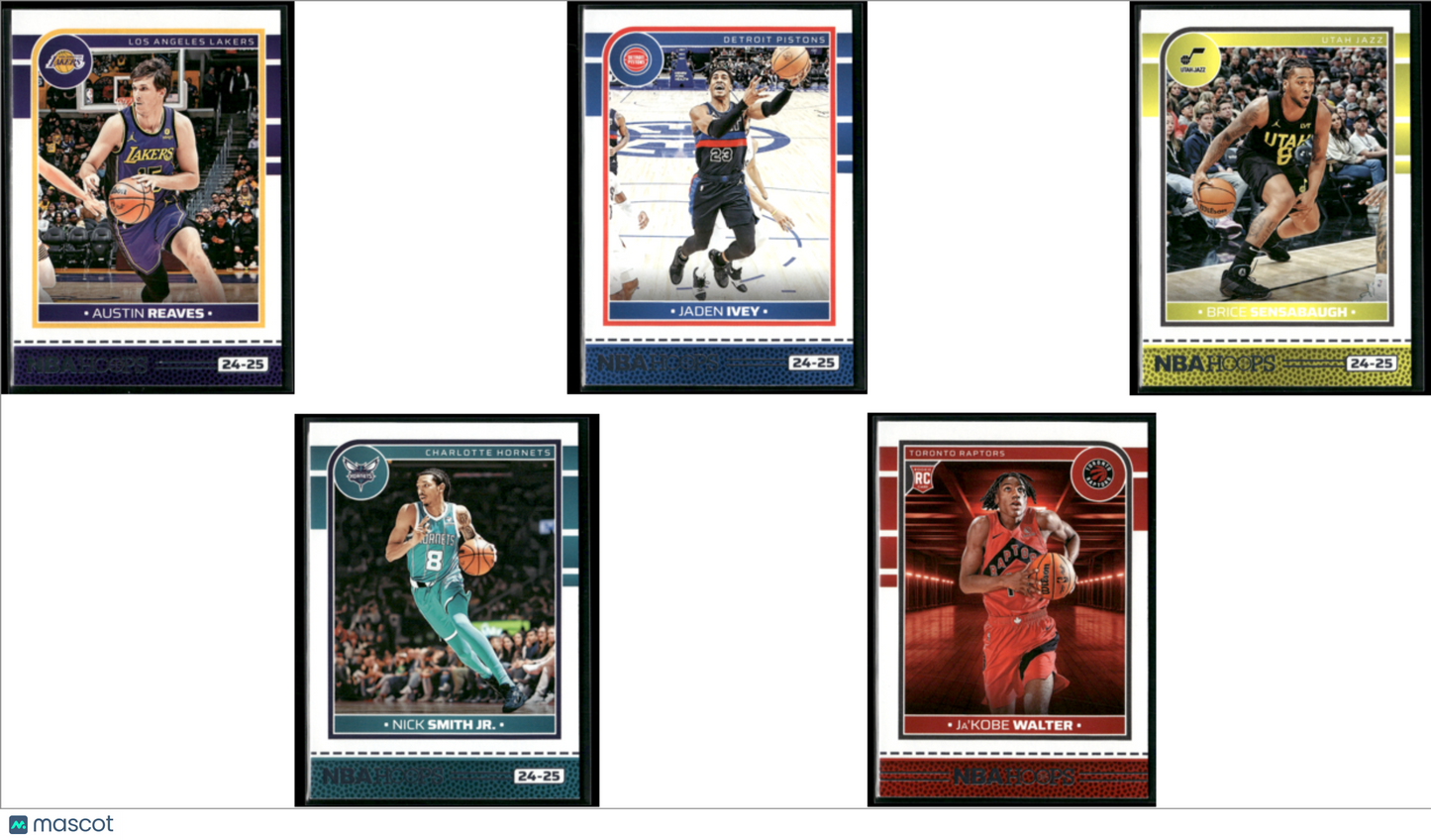 2024 NBA Hoops 5 ~ CARDLOT Austin Reaves/Ja'Kobe Walter (NM)