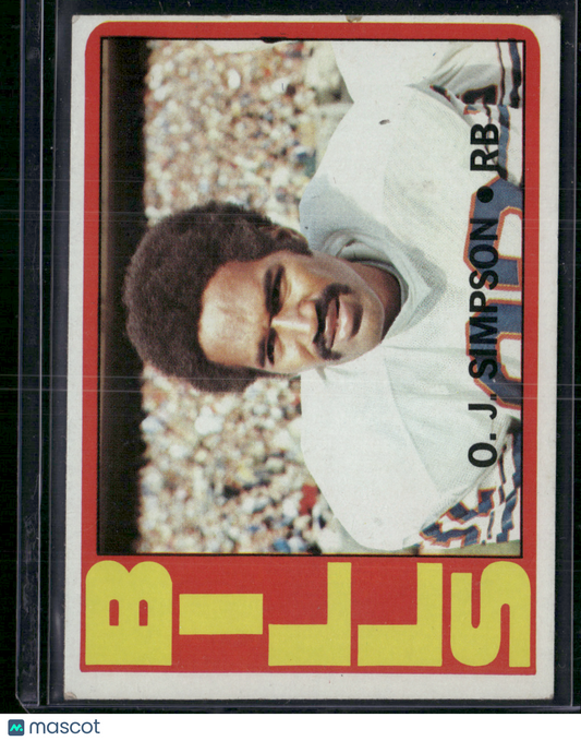 1972 Topps O.J. SIMPSON #160