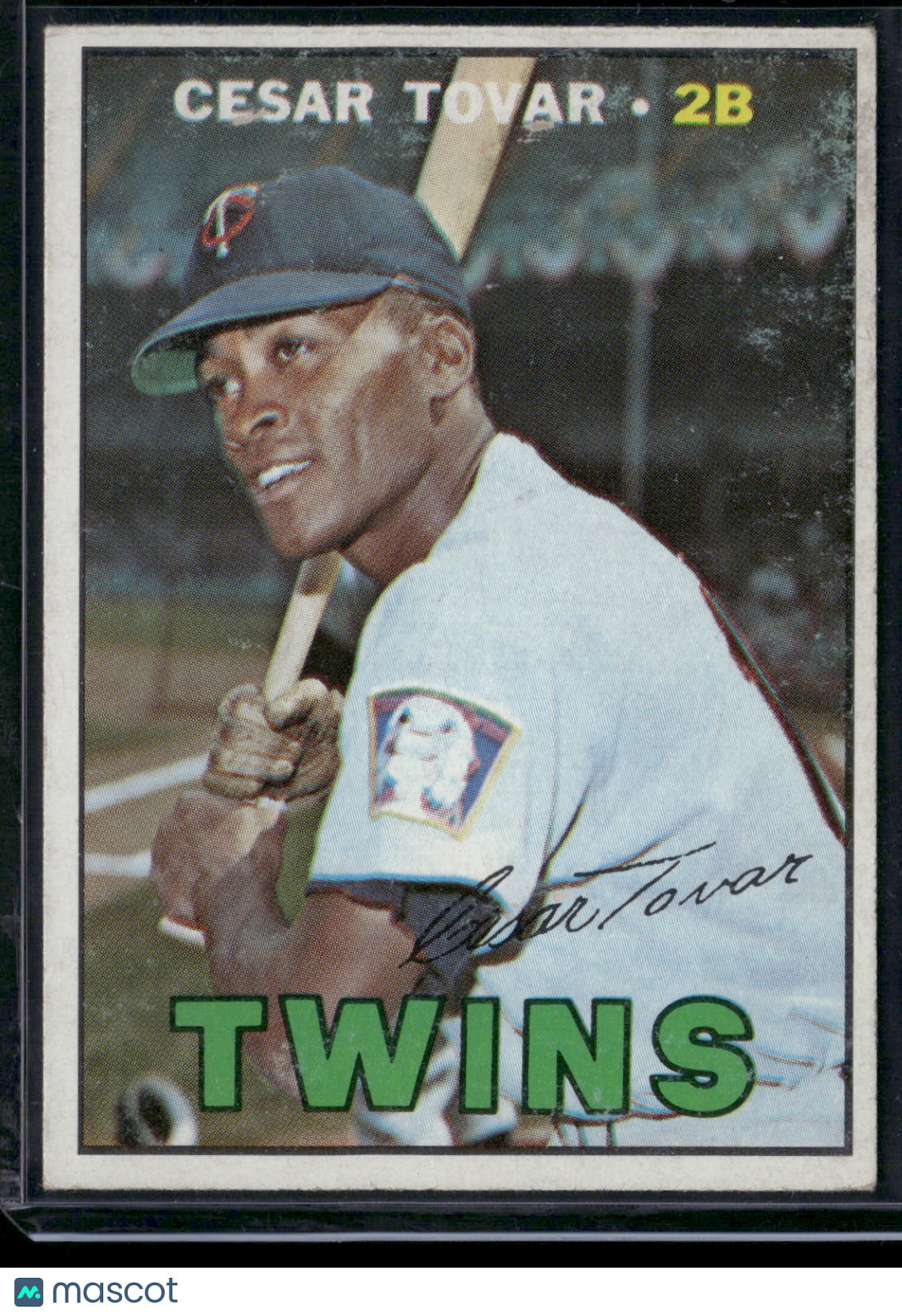 1967 Topps CESAR TOVAR #317 (Good - Surface dent)