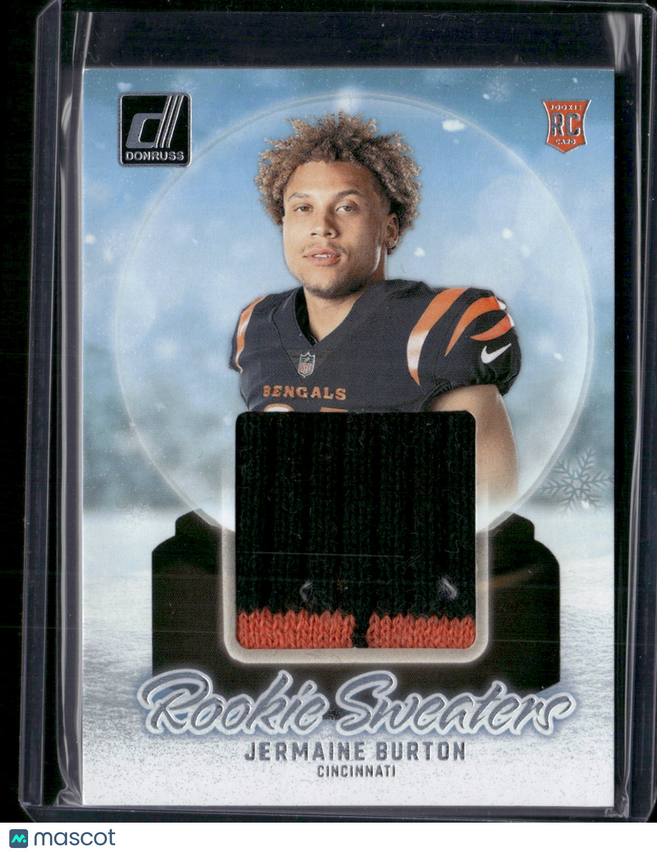2024 Panini Donruss JERMAINE BURTON #RHS-JBU ROOKIE SWEATERS RELIC Rookie RC