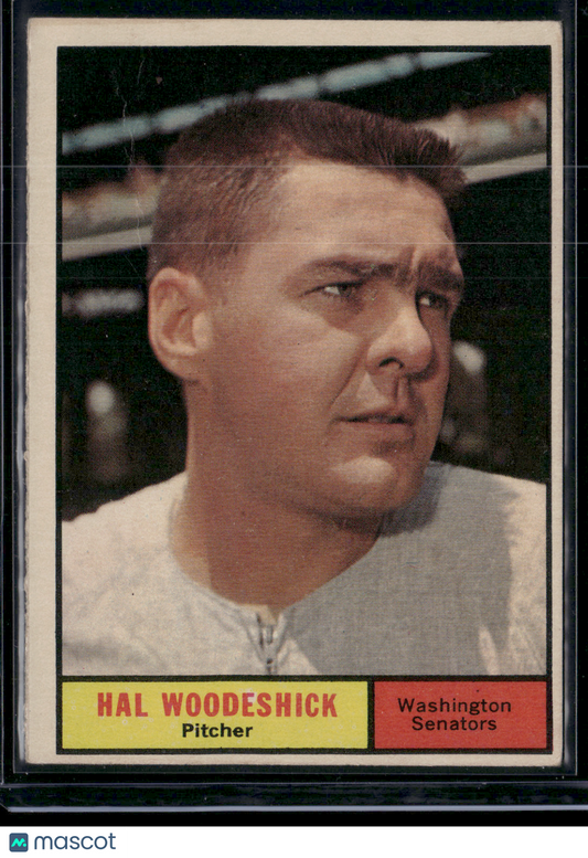 1961 Topps HAL WOODSHICK #397