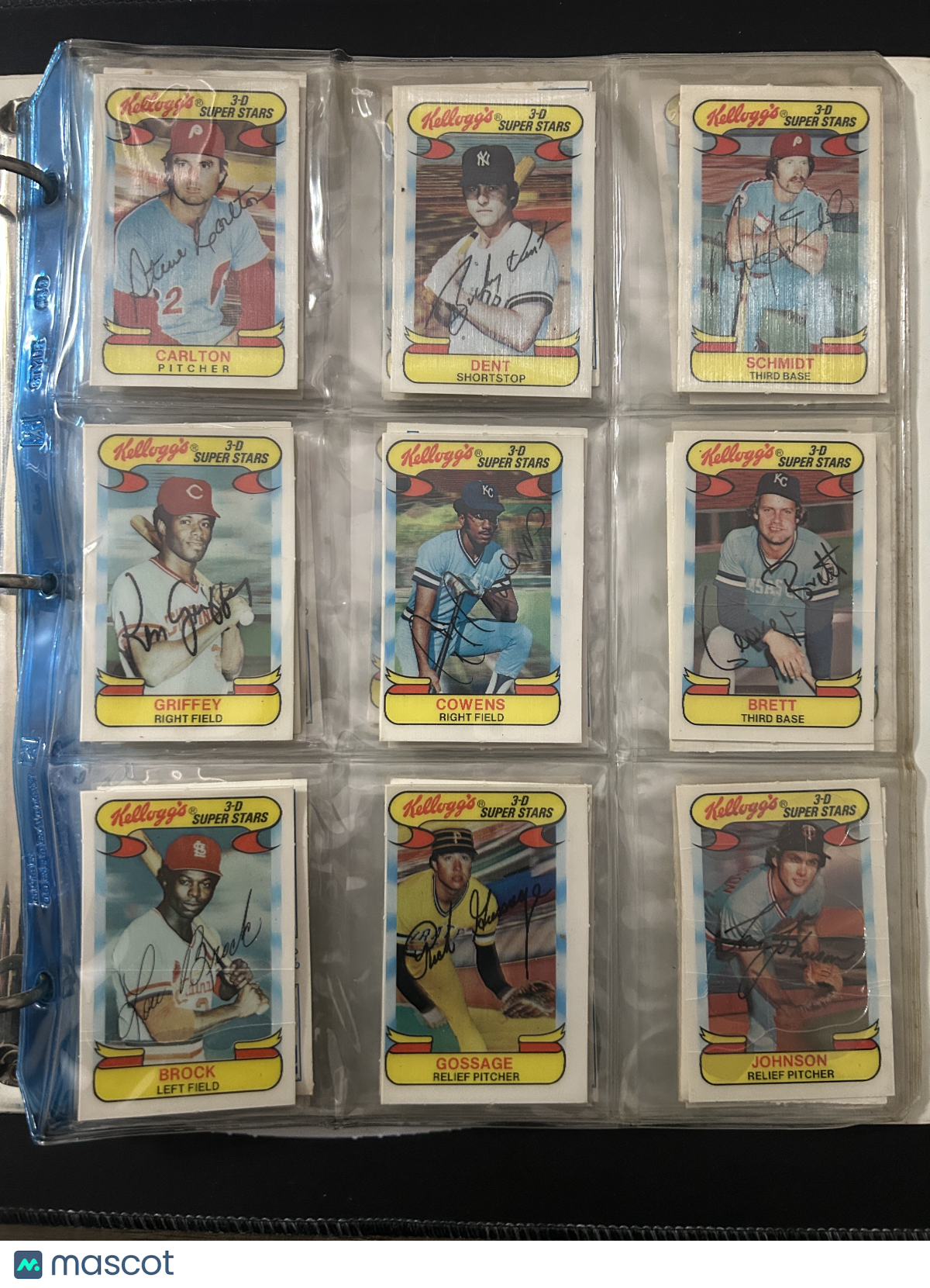 1978 3D Super Stars COMPLETE SET 57/57 Cards (VG-VG/EX)