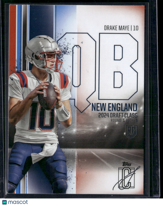 2024 Topps Signature Class DRAKE MAYE #152 COLORFUL Rookie Card RC