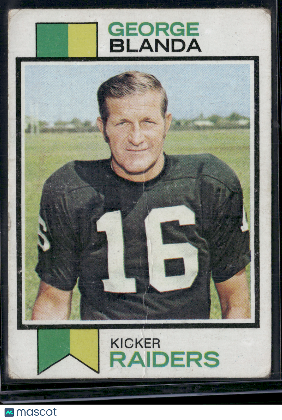 1973 Topps GEORGE BLANDA #25 Wrinkles (Good)