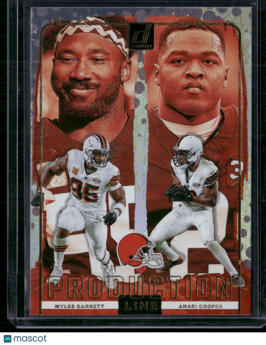 2024 Donruss Football MYLES GARRETT/AMARI COOPER #4 Production Line