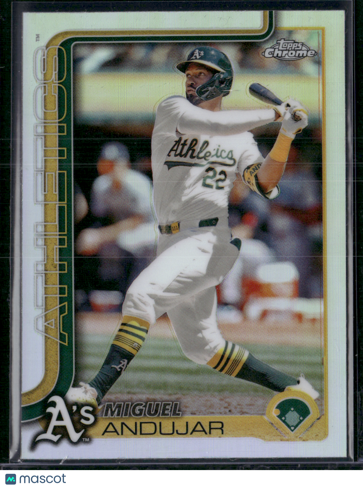 2025 Topps Chrome MIGUEL ANUJAR #45 Rainbow Refractor