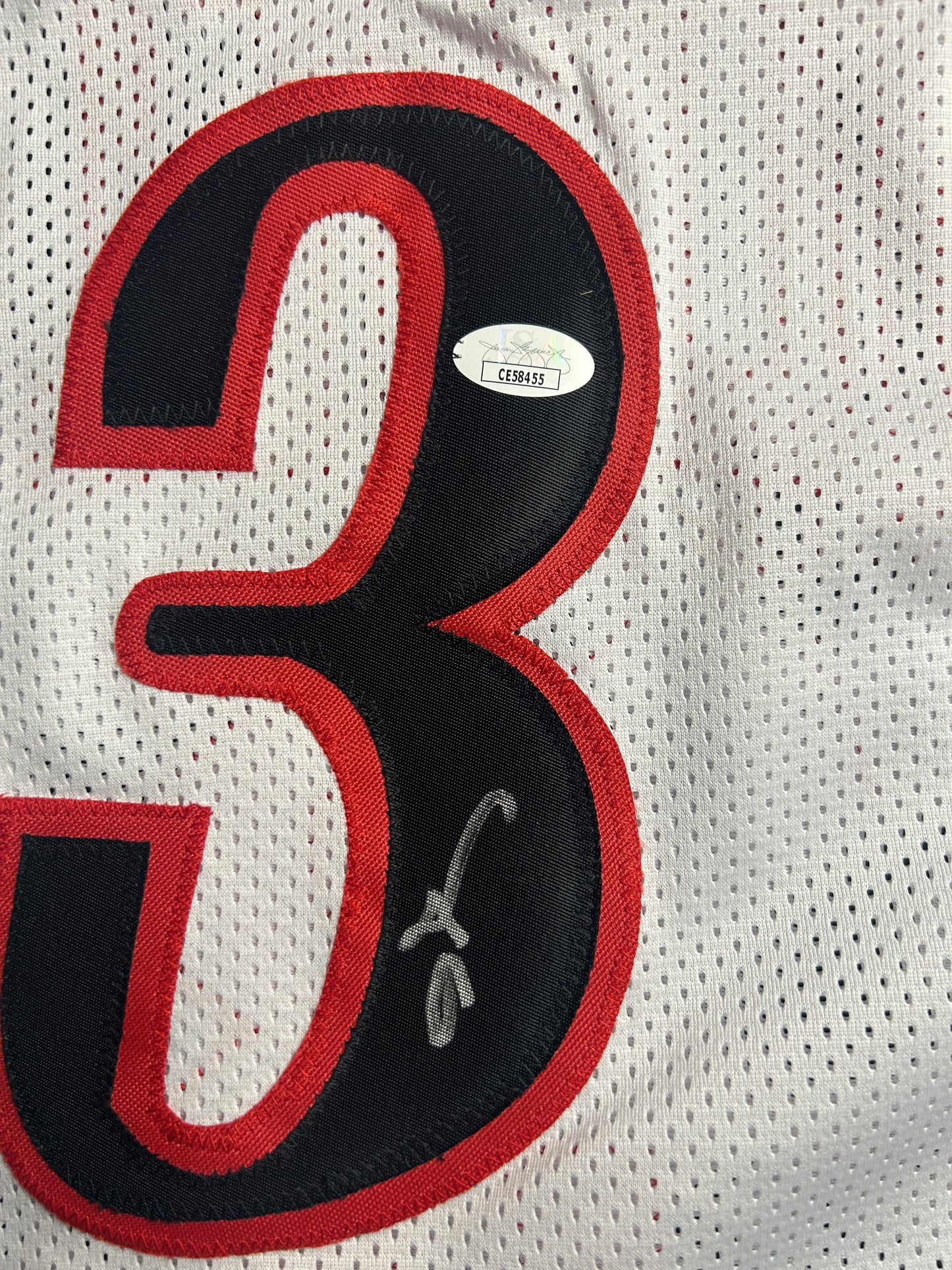 ALLEN IVERSON Autographed Philadelphia 76ers Jersey-CUSTOM Jersey-JSA Certified