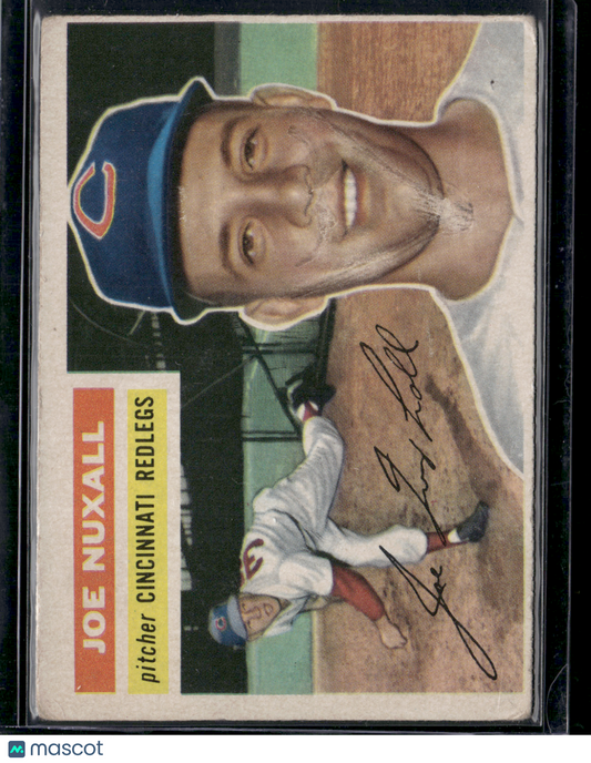 1956 Topps JOE NUXALL #218 Drawing on player face
