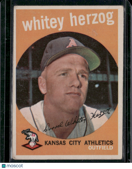 1959 Topps WHITEY HERZOG #392
