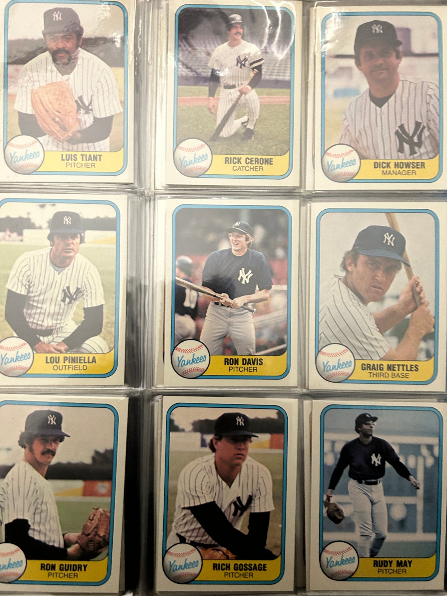 1981 Fleer NEAR COMPLETE SET 632/660 (EX-NM)