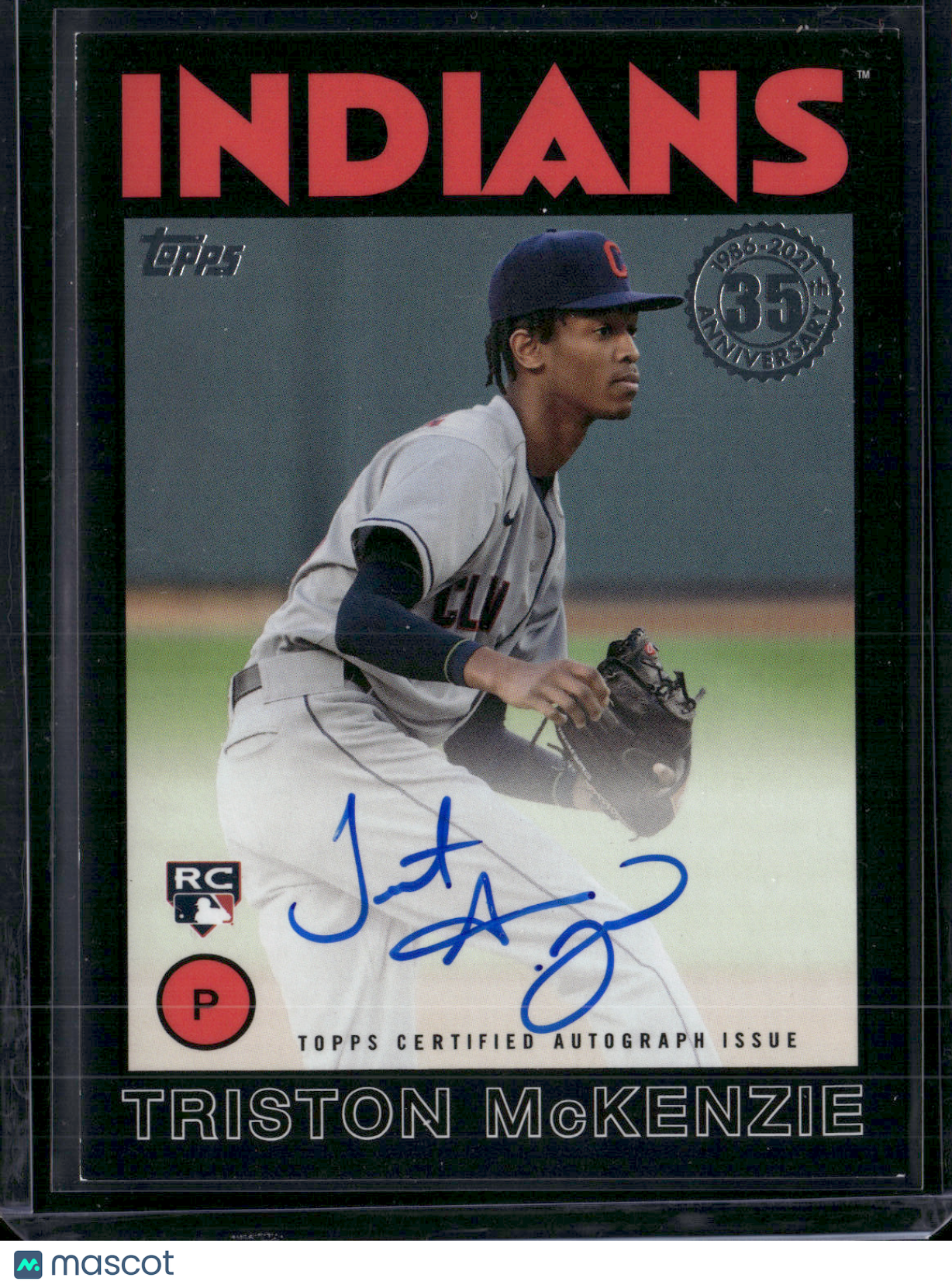 2021 Topps TRISTON MCKENZIE #86B-TM 86 Rookie Auto 151/199 (NM)